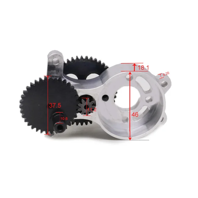 New arrive copper gears 12v 16000 electric car toy dc motor 12v 100w gearbox XH 799 with 6 ball bearings