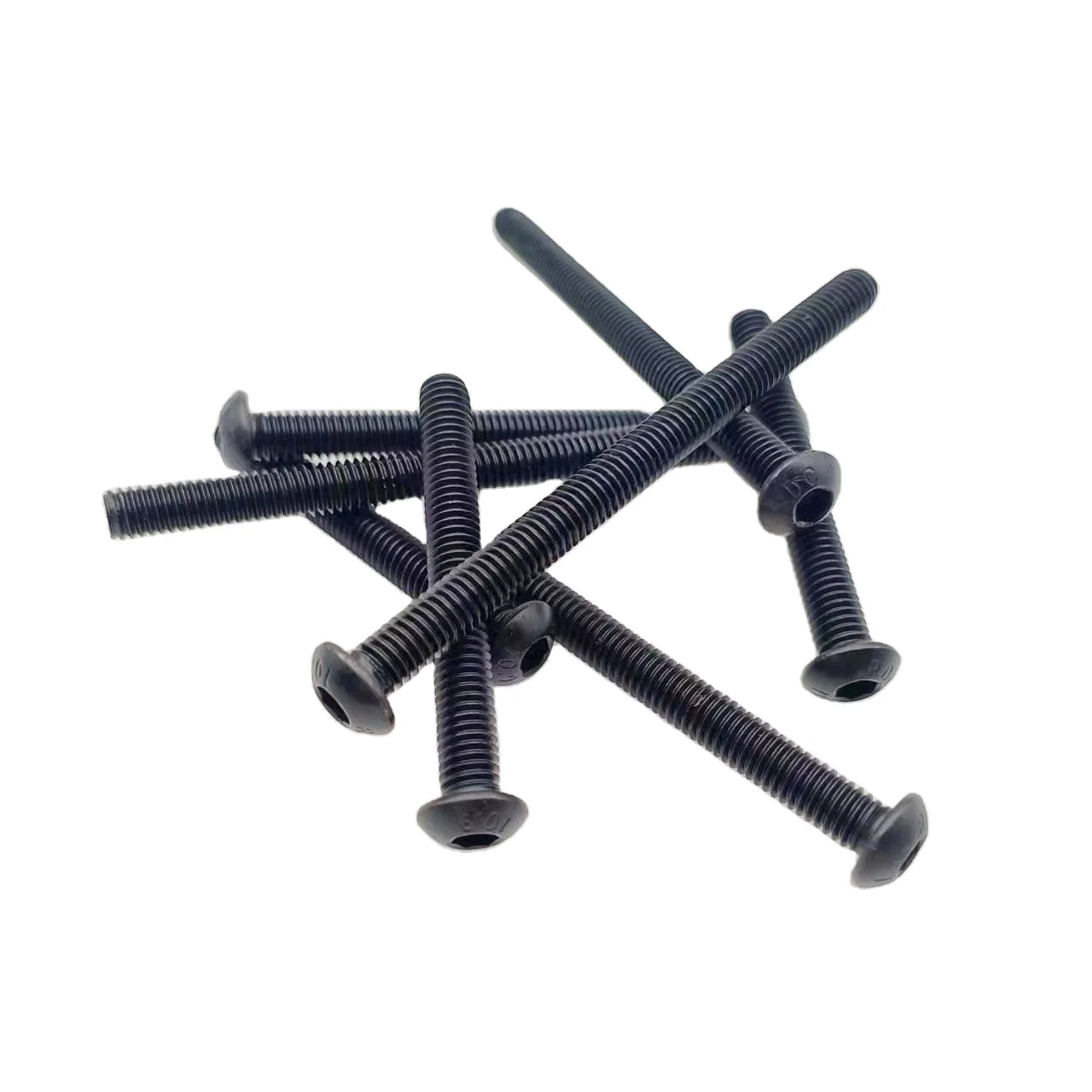 Brass Slotted Raised Countersunk Head Wood Screw Oval Countersunk Self Tapping Screw Silver Steel Stainless Style Plain Black