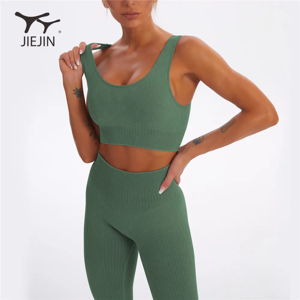 Custom Sport Clothes Ladies Gym Fitness Active Wear  Leggings 2 Piece Set Seamless Yoga Sets