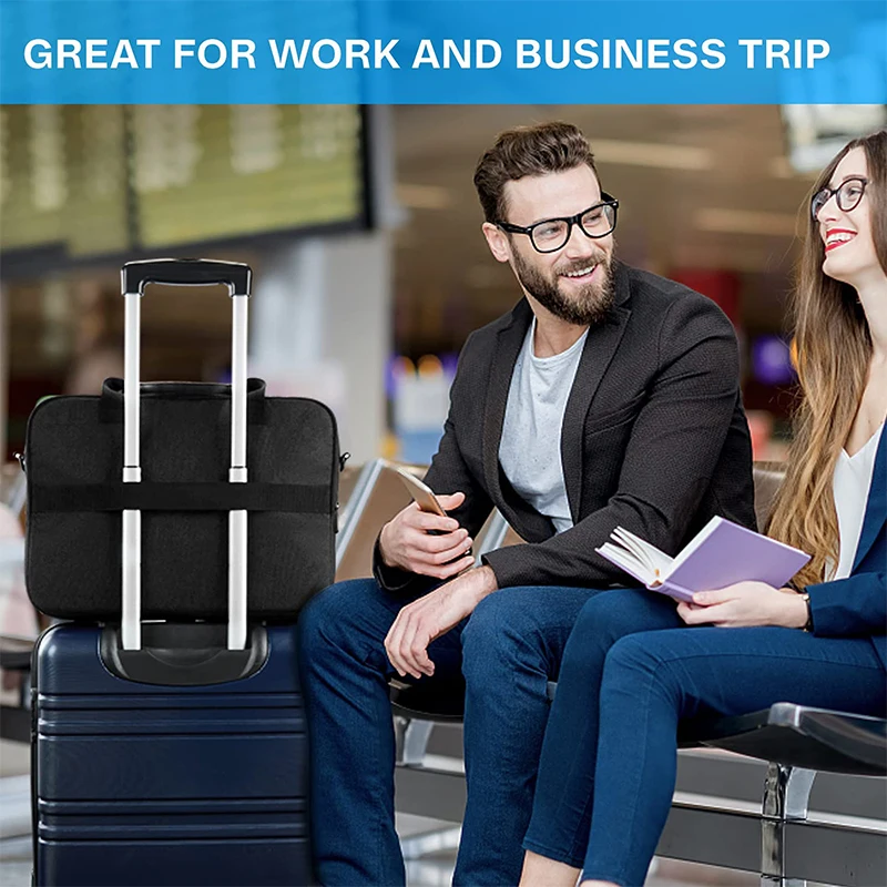 Wholesale custom 15.6 Inch Laptop Bag Large capacity Briefcase laptop case Durable Computer Business Shoulder Bag for Men