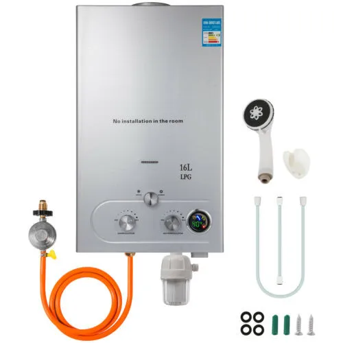 Factory price home Gas Water Heater 18L 4.5GMP instant Water Heater LPG Liquid Propane Gas Tankless Gas Water Heater