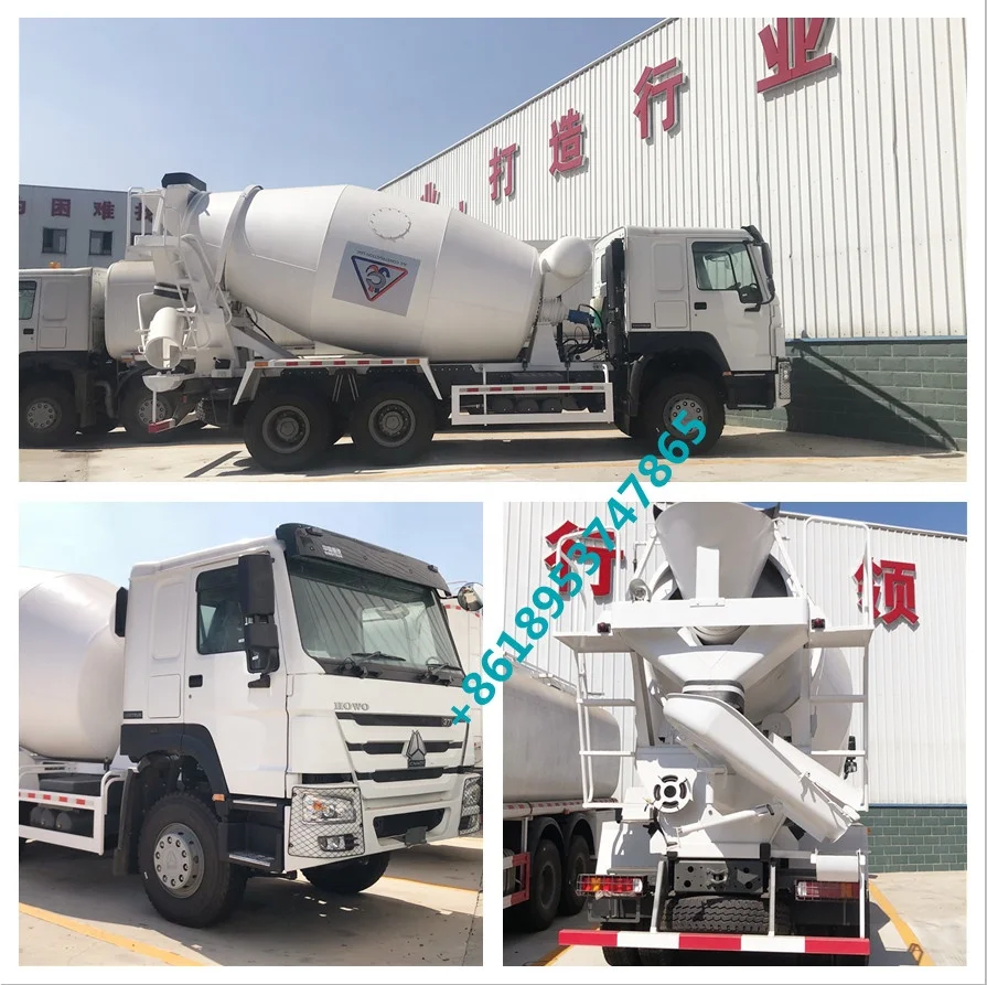 HOWO 4X2 4 cbm 6 cubic yards cement concrete mixer truck hydraulic pump for concrete mixer truck for sale in dubai