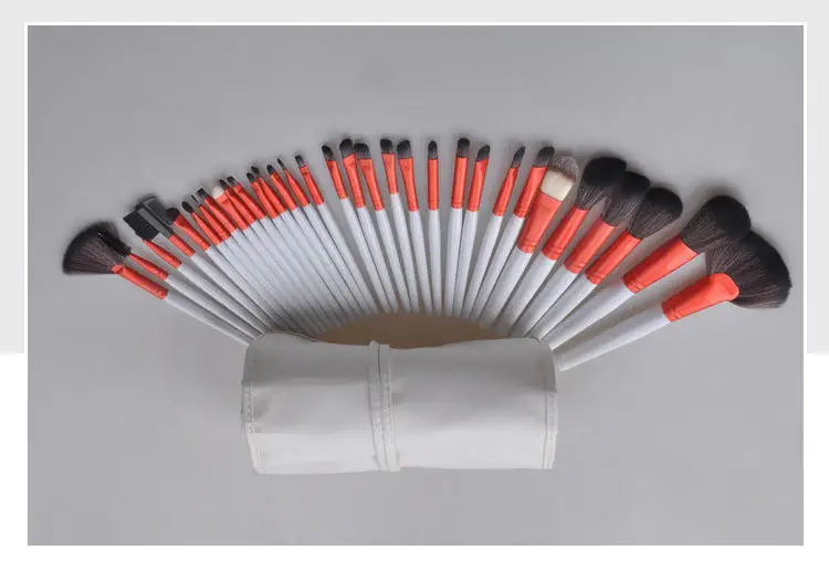 Best Selling 32pcs Private Label Professional Vegan Wood Handle Make Up Beauty Cosmetic Makeup Brush Set