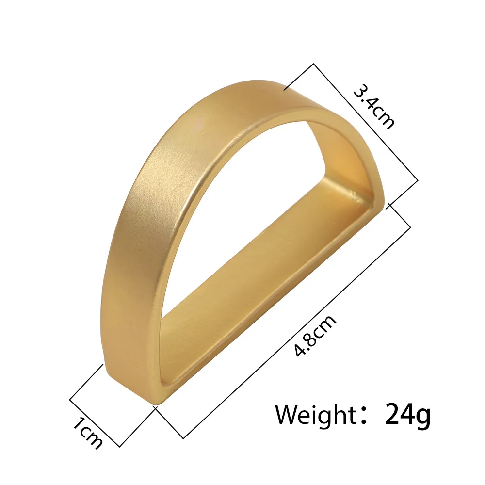 wholesale party metal table napkin rings luxury rings for napkin table decoration gold napkin rings