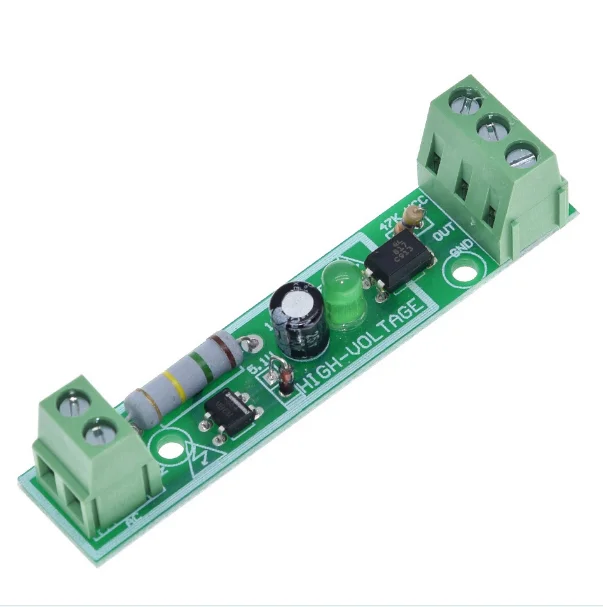 1 circuit 220V AC optocoupler module/220V optocoupler isolation/detection of 220V voltage/PLC connection