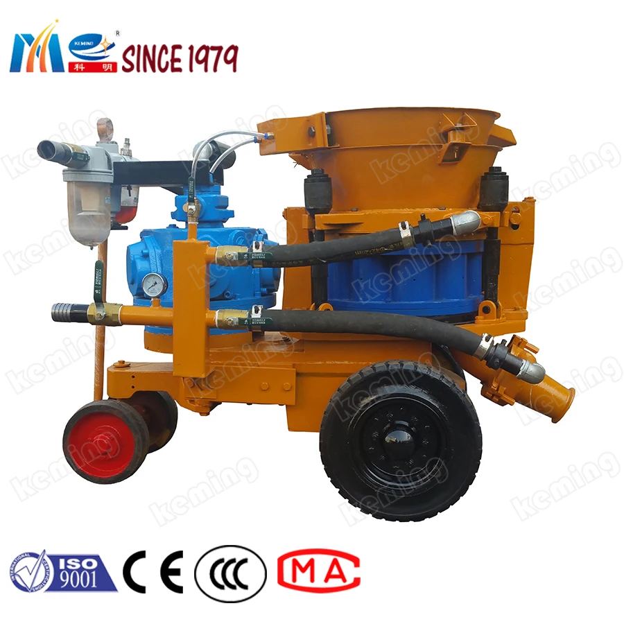 keming air motor concrete gunite Concrete Shotcrete equipment matched with compressor for sale