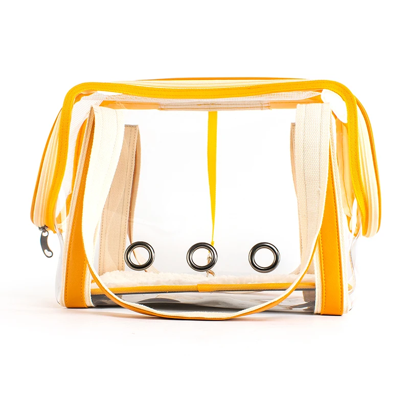 Popular products are suitable for pets to go out transparent shoulder bag