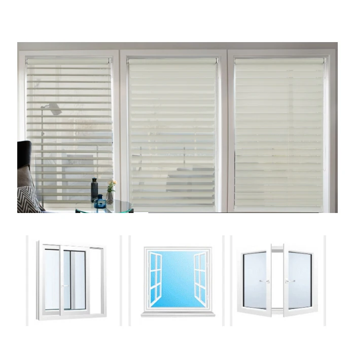High End China Factory Shangri-la Shades Manual/Motorized Shangri-la Blinds Shade Shutter