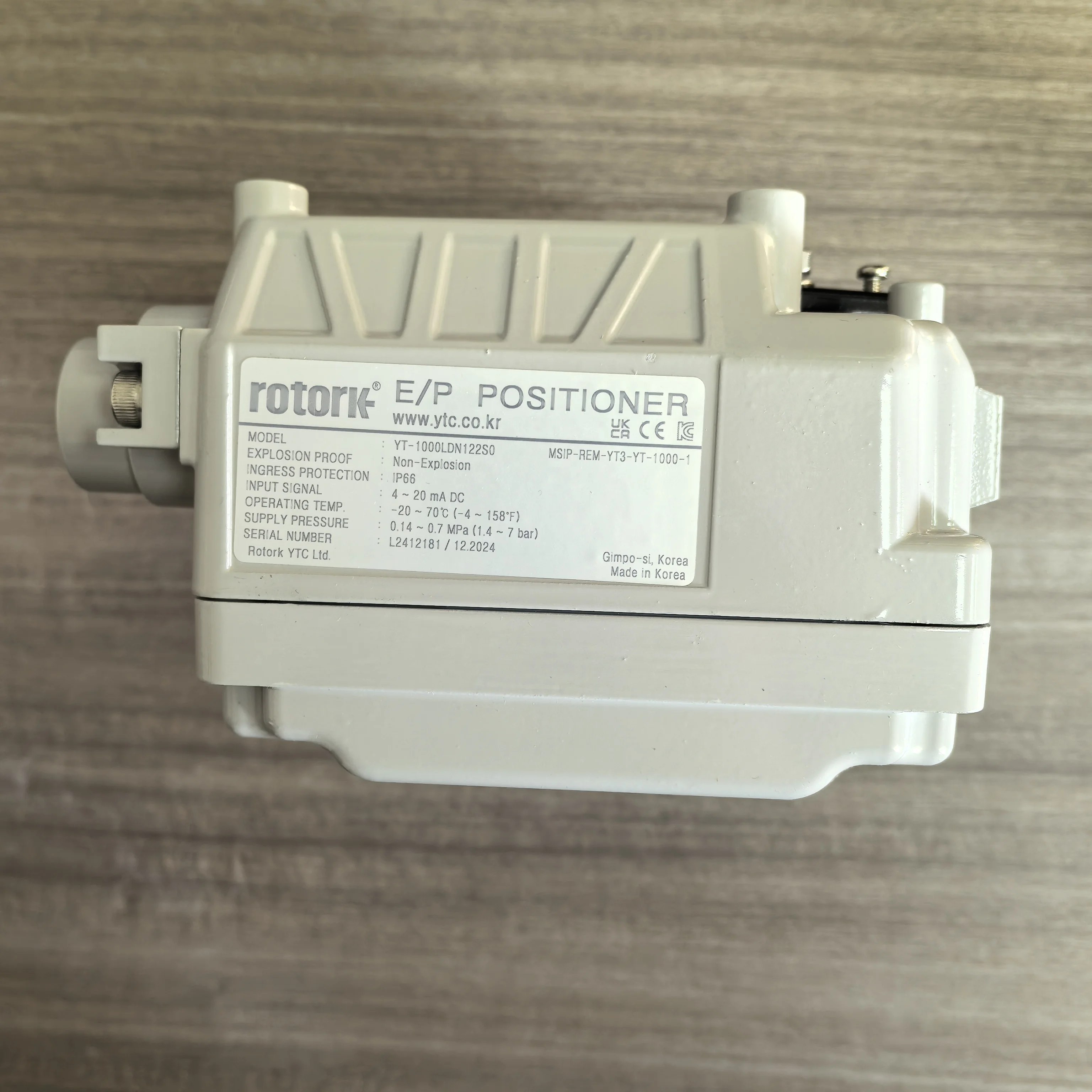 New YTC YT-1000LDN122S0 Operation of Pneumatic Rotary Valve Actuators by Means of Electrical Controller or Control System