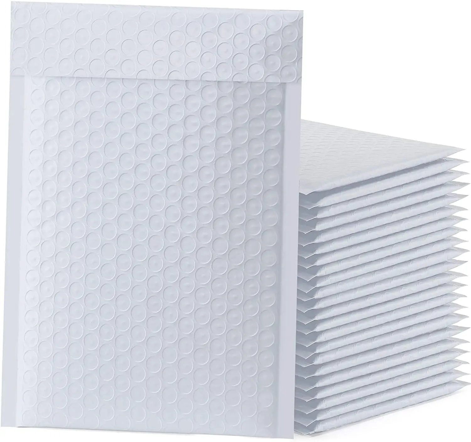 
Custom white color waterproof customized mailers color envelopes printed paper wrap large bubble mailer white padded envelope 