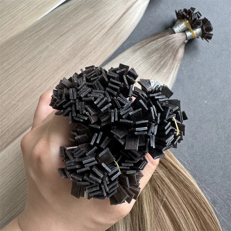 2024 New Top Grade Quality 100 Natural Human Hair Very Easy to Apply I U K V Flat Tip Extensions