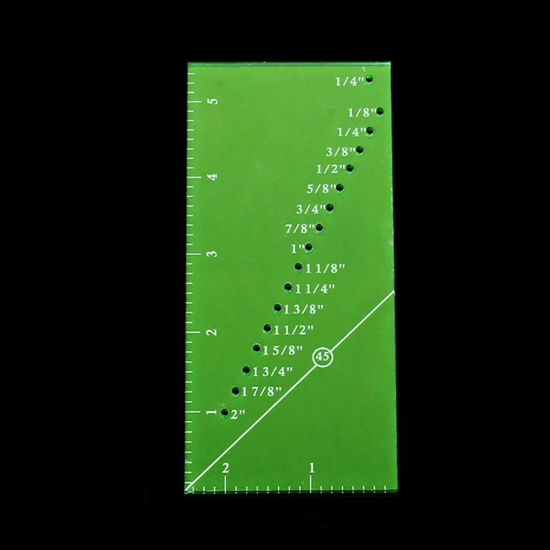 DIY Sewing Patchwork Tools Combination Sewing Machine Resistance Ruler Perforated Seam Measurement Guide Ruler Ruler Positioning