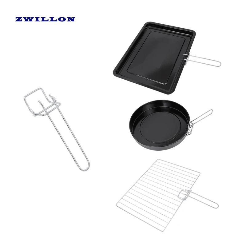 Oven electric machine with tray for baking toaster bread pizza baked cake potato conventional home kitchen free standing oven