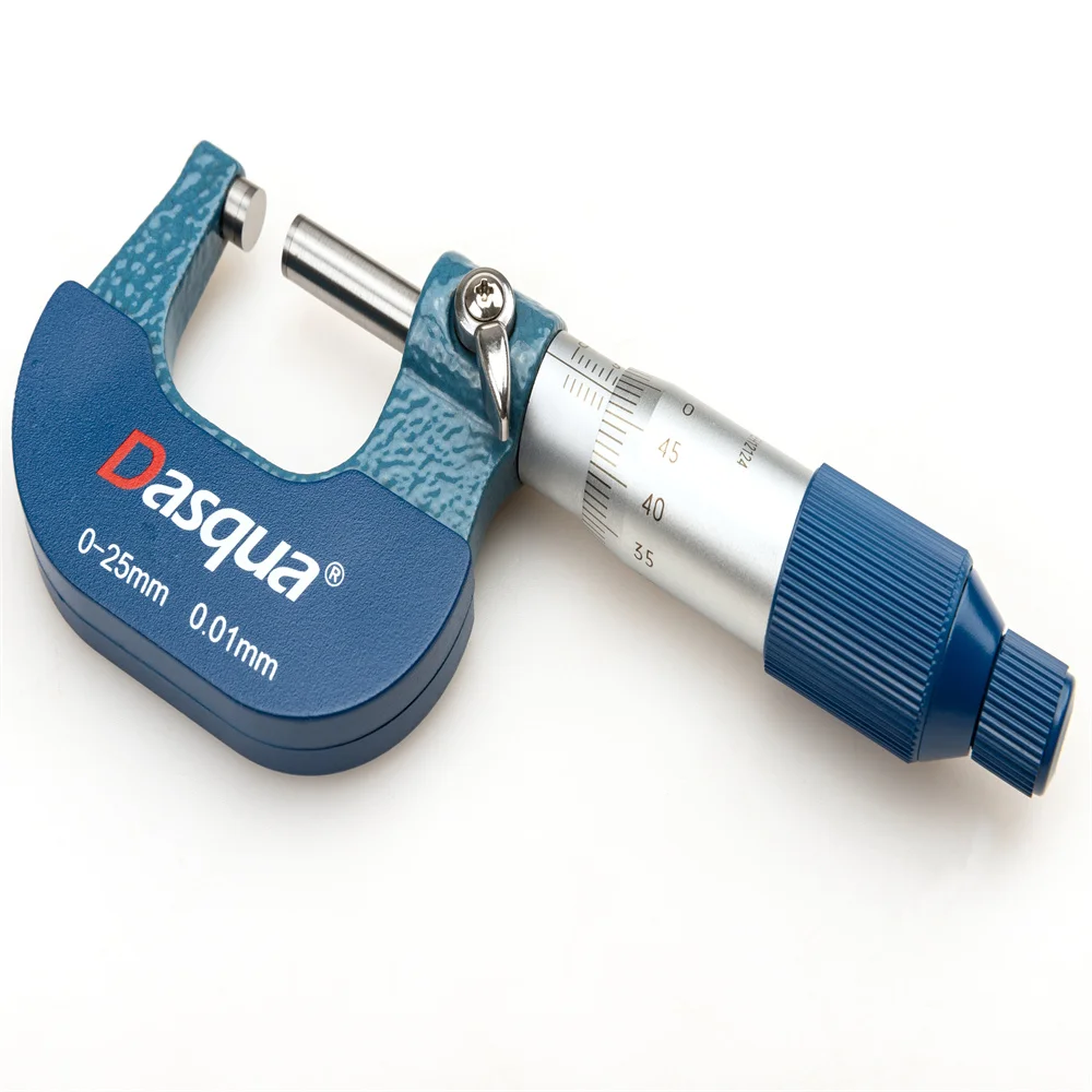DASQUA Высокоточный 0-25 мм 25-50 мм 50-75 мм 75-100 мм термозащита 2 года гарантии наружный микрометр
