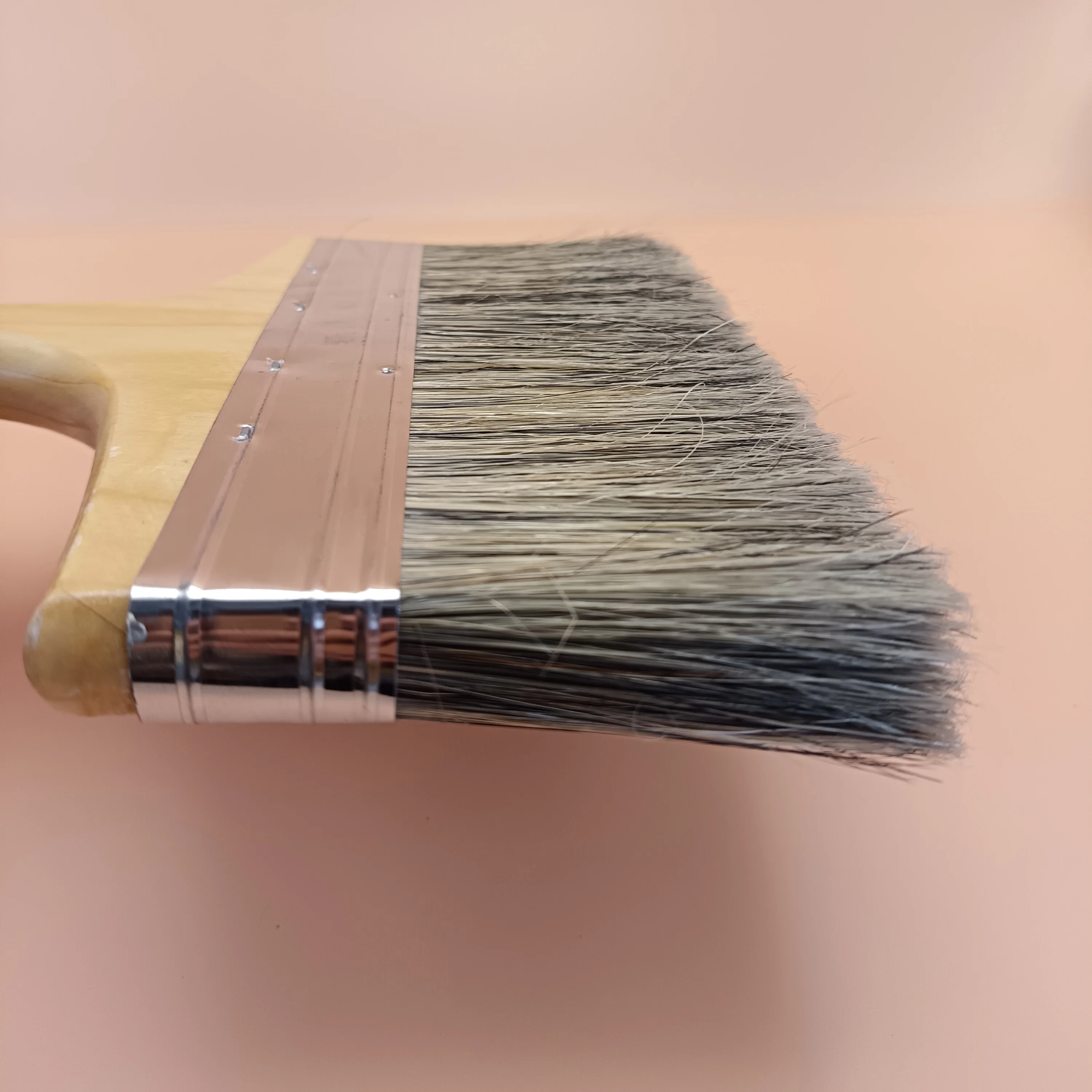 hot sale hair loss fence varnish painting brushes hog bristle painting brush with wooden handle