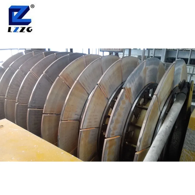 24 hours working automatic fine sand spiral screw sand washing machine price