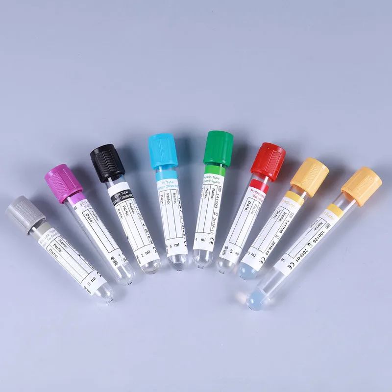 CE certified 13*75mm sterile blood sample collection vacuum edta tube
