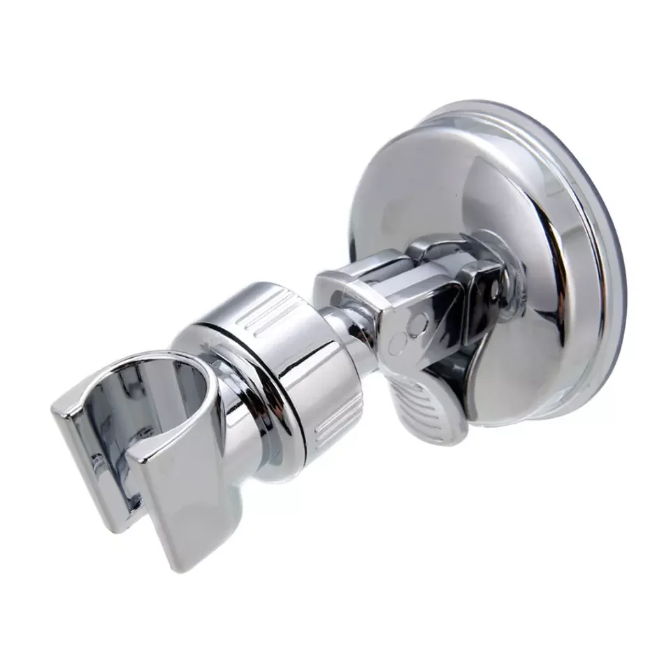 Shower head handle holder punching vacuum suction with adjustable switch for bathroom