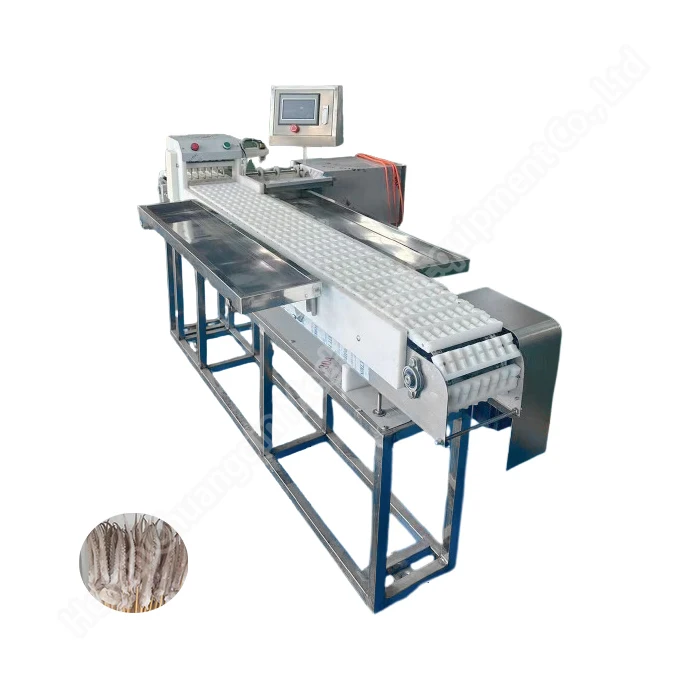 Toothpick Making Machine Lamb Meat Sausage Skewer Wearing Machine Mutton Kebab Machine