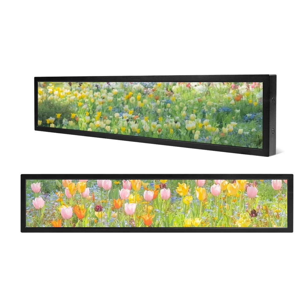 24 Inch Stretched Bar LCD Display 1920*360 Resolution Brand New Stretch Band for Digital Signage and Displays