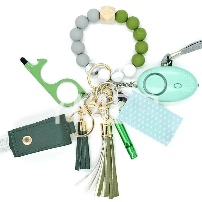 Women Self Defense Keychain Set Window Breaker Emergency sonal Protection Safety Alarm Girl Self Defense Key Chain