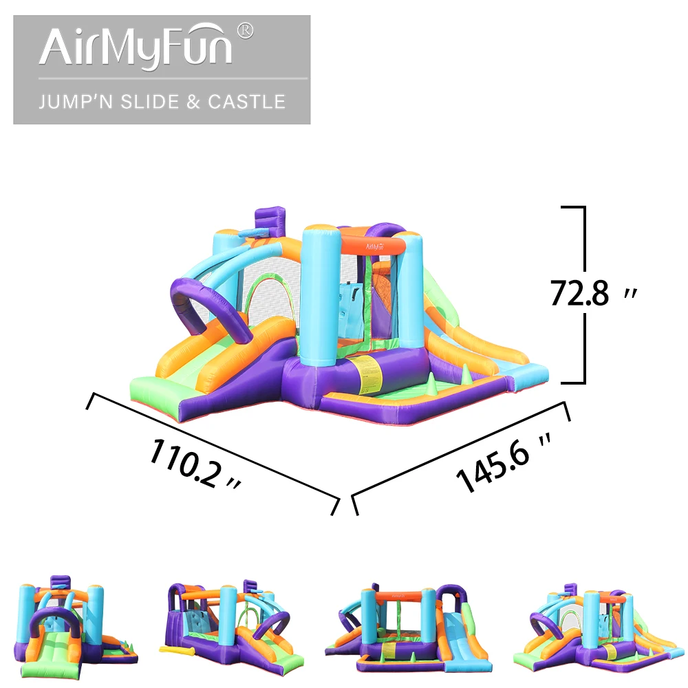 AirMyFun Wholesale Price Moon Combo Air Bounce Castle Inflatable Bounce House China