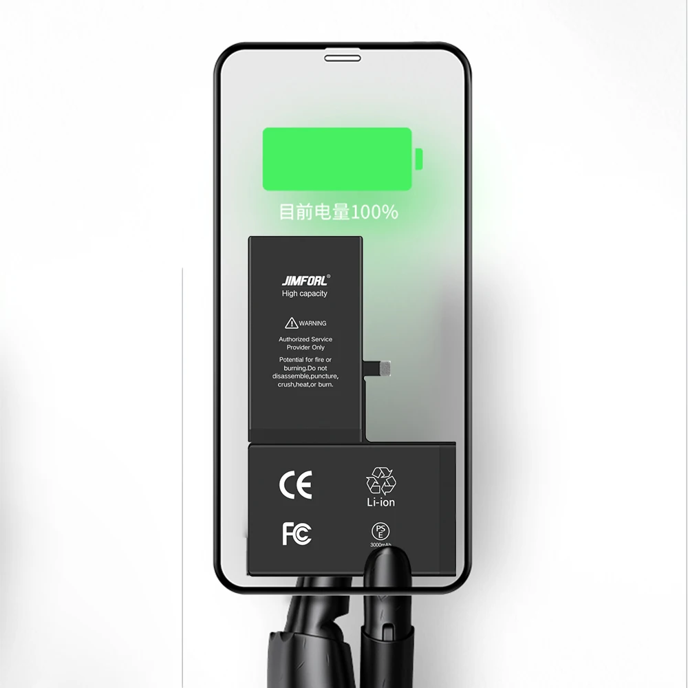 Аккумулятор для мобильного телефона iphone x сменная батарея с инструментами аккумулятором