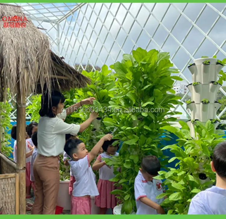 OMANA Hydroponics Equipment Grow Systems Vertical Plant Hydroponic System Tower Garden Aeroponics System