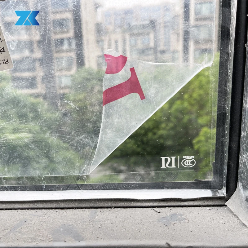 0.2-1.6 meter width customized thickness transparent PE polyethylene roll plastic film  For Window And Glass