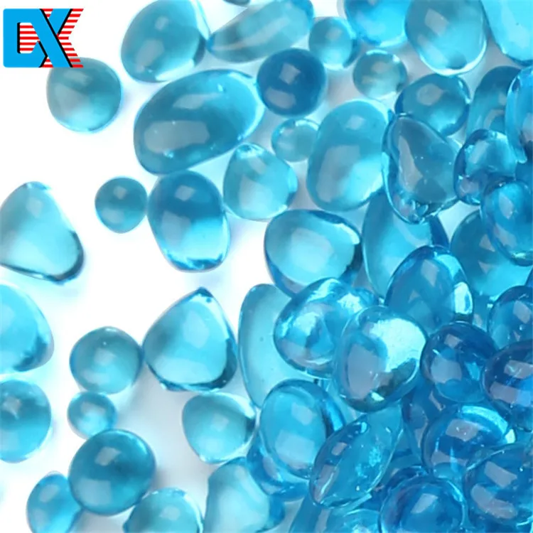 
iridescent recycled cristal pool glass beads for finish 