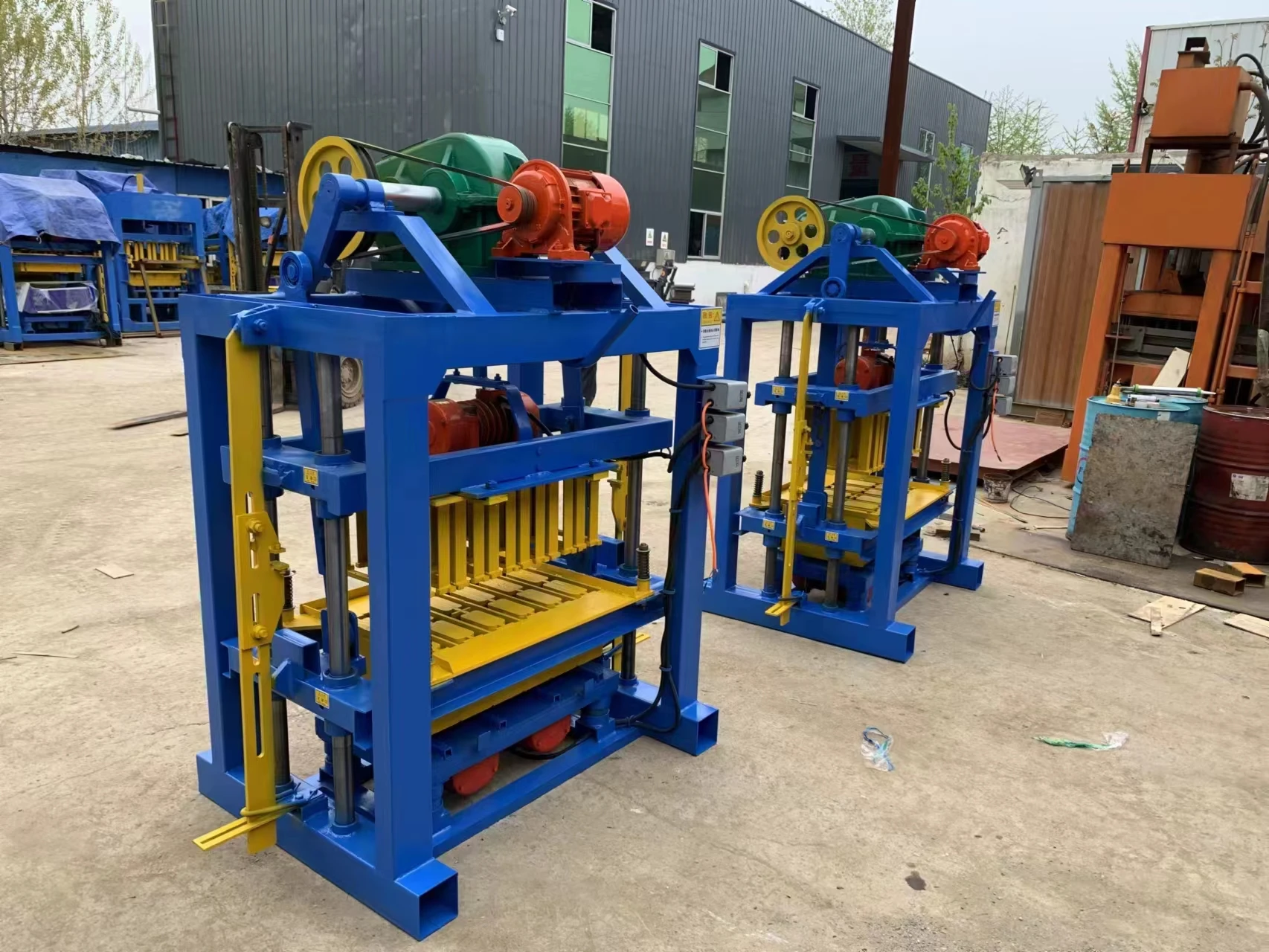 QTJ4-40 ручная машина для изготовления бетонных блоков подходящая малого бизнеса используется полого цементного кирпича с помощью оборудования производства