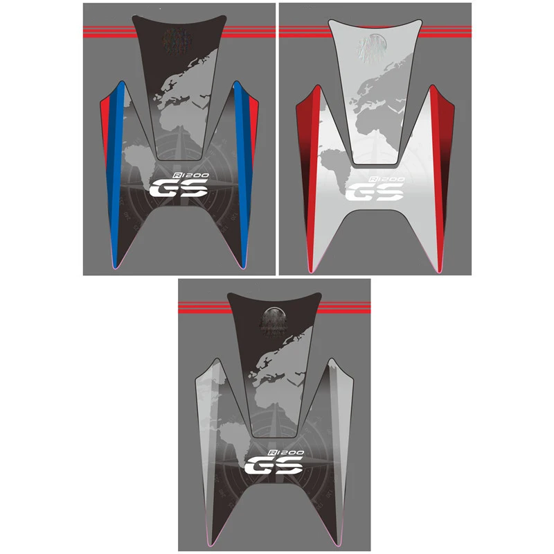 Для BMW R1200GS топливный бак мотоцикла украшения тела цветные набросочные подушки рыбья кость наклейки