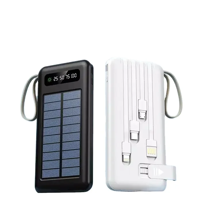 Аккумулятор портативное солнечное зарядное устройство солнечная панель powerbank 20000 мАч 10000 мАч Солнечная power bank