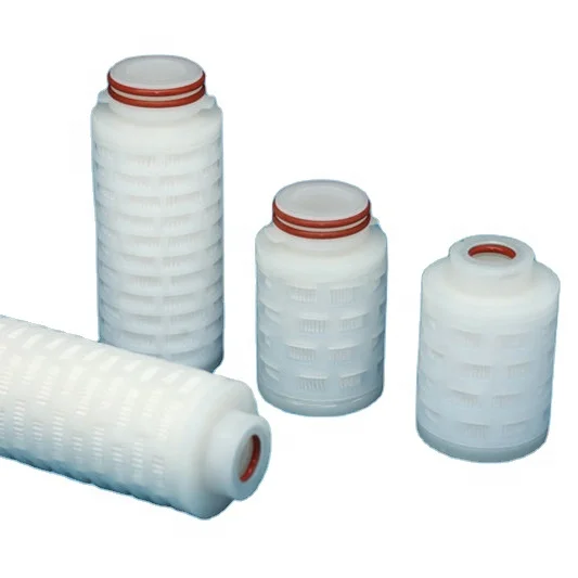 5 inch mini filter cartridge with PES,PP,PTFE membrane for options small-scale sterile replace sartofluor mini filter