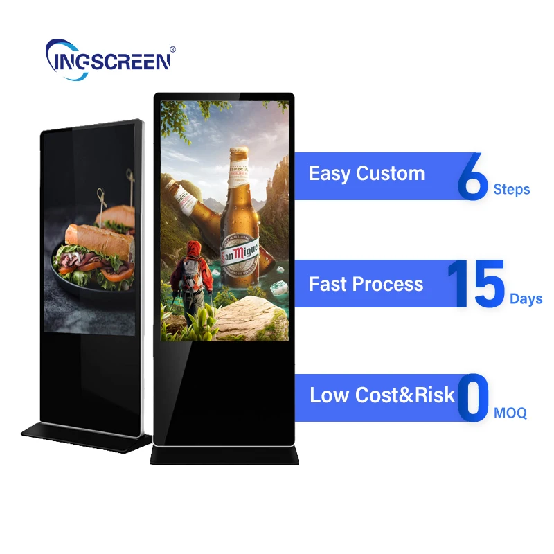 INGSCREEN рекламный светодиодный дисплей 32-дюймовый вывеска наружный экран цифровой такси