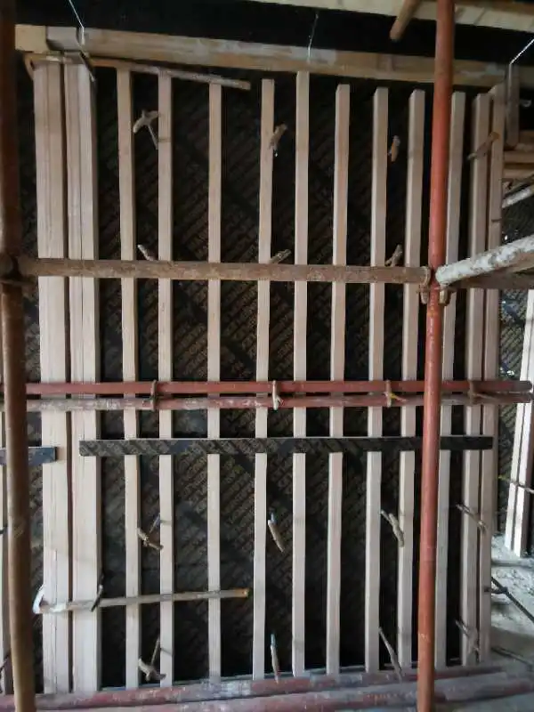 Cheap price outdoor PP Plastic coated wood beams for construction