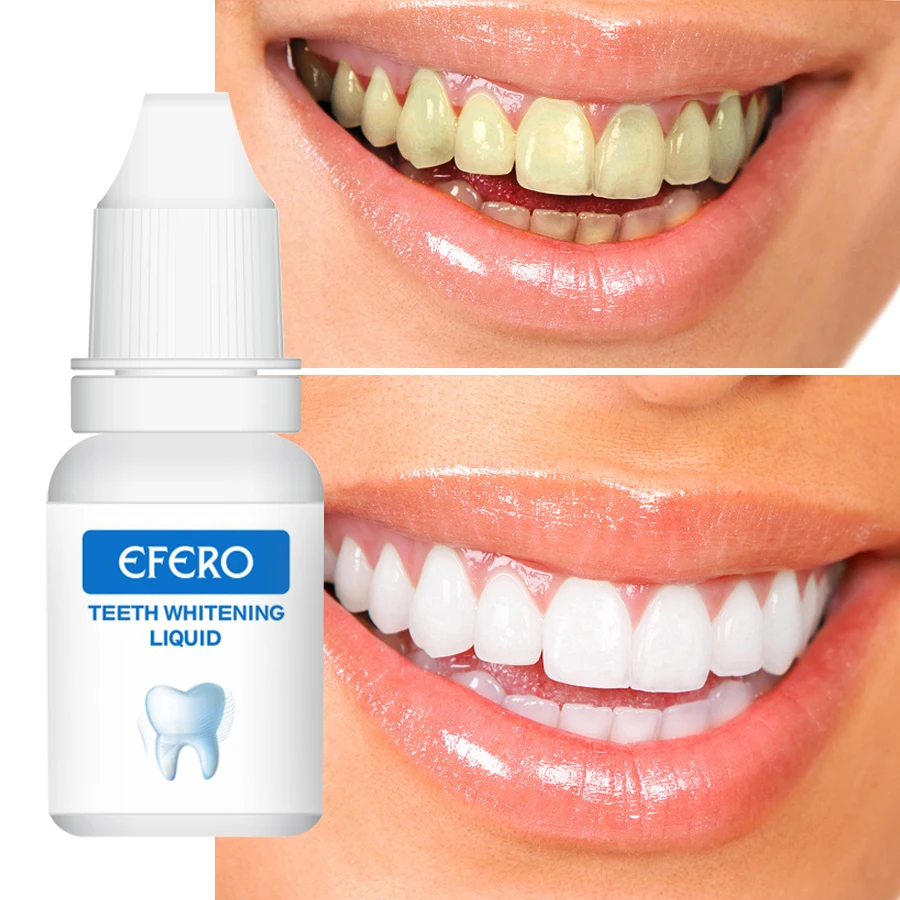 wholesale private label EFERO natural teeth whitening product foam Powder serum essence dental best teeth whitening light liquid