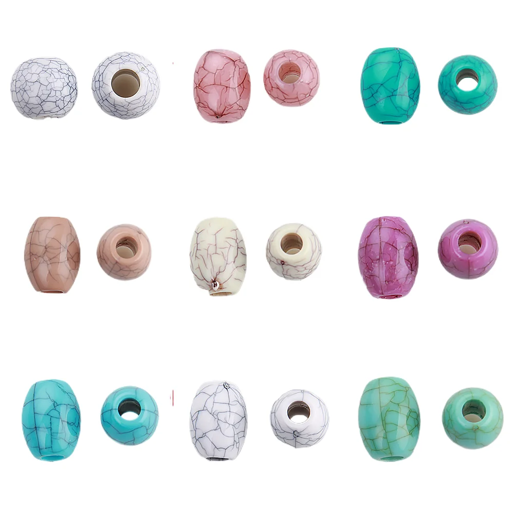 Багаж «Сделай сам» в национальном стиле аксессуары для одежды из смолы разноцветные Круглые Бусины