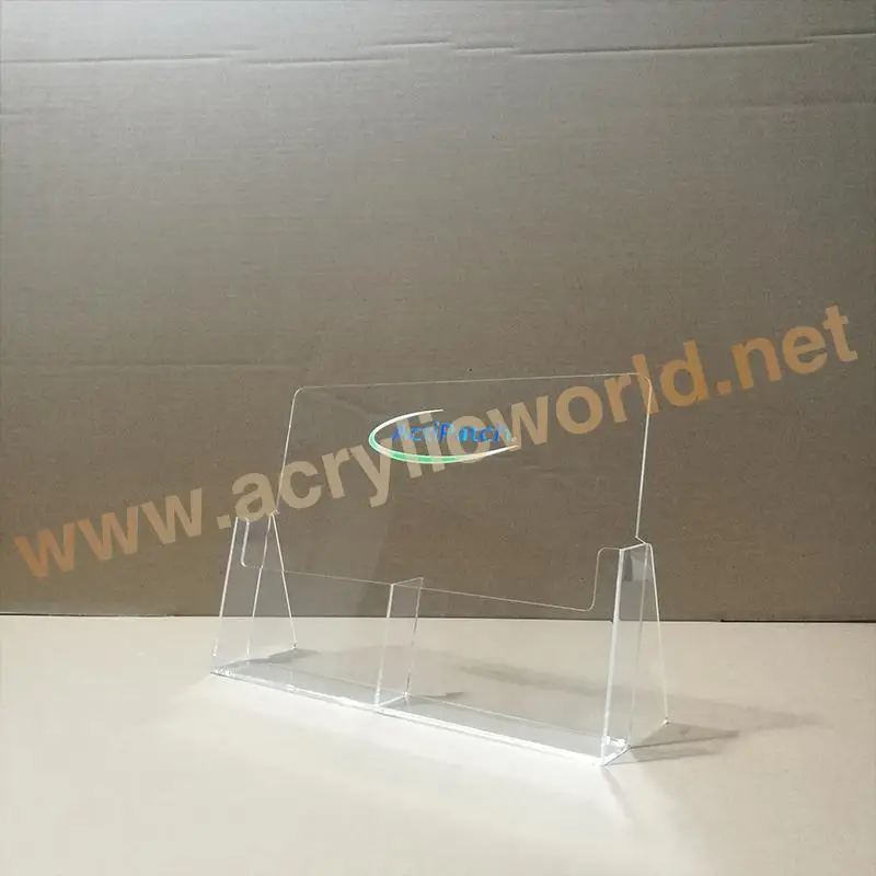 Factory Acrylic Magazine Brochure file Display Stand Wholesale brochure display rack