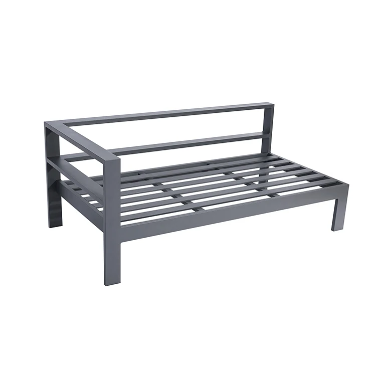 Modern Hotel Used Metal Outdoor Indoor Slats Patio Sofa Set Garden Sofa Aluminum Frame for Sofa