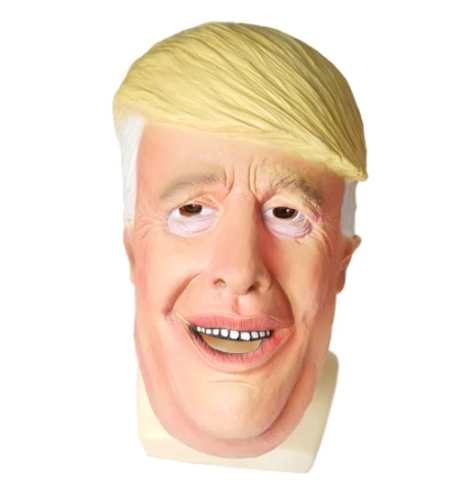 Factory direct sales wholesale Halloween carnival funny Trump latex mask Trump character mask Halloween mask