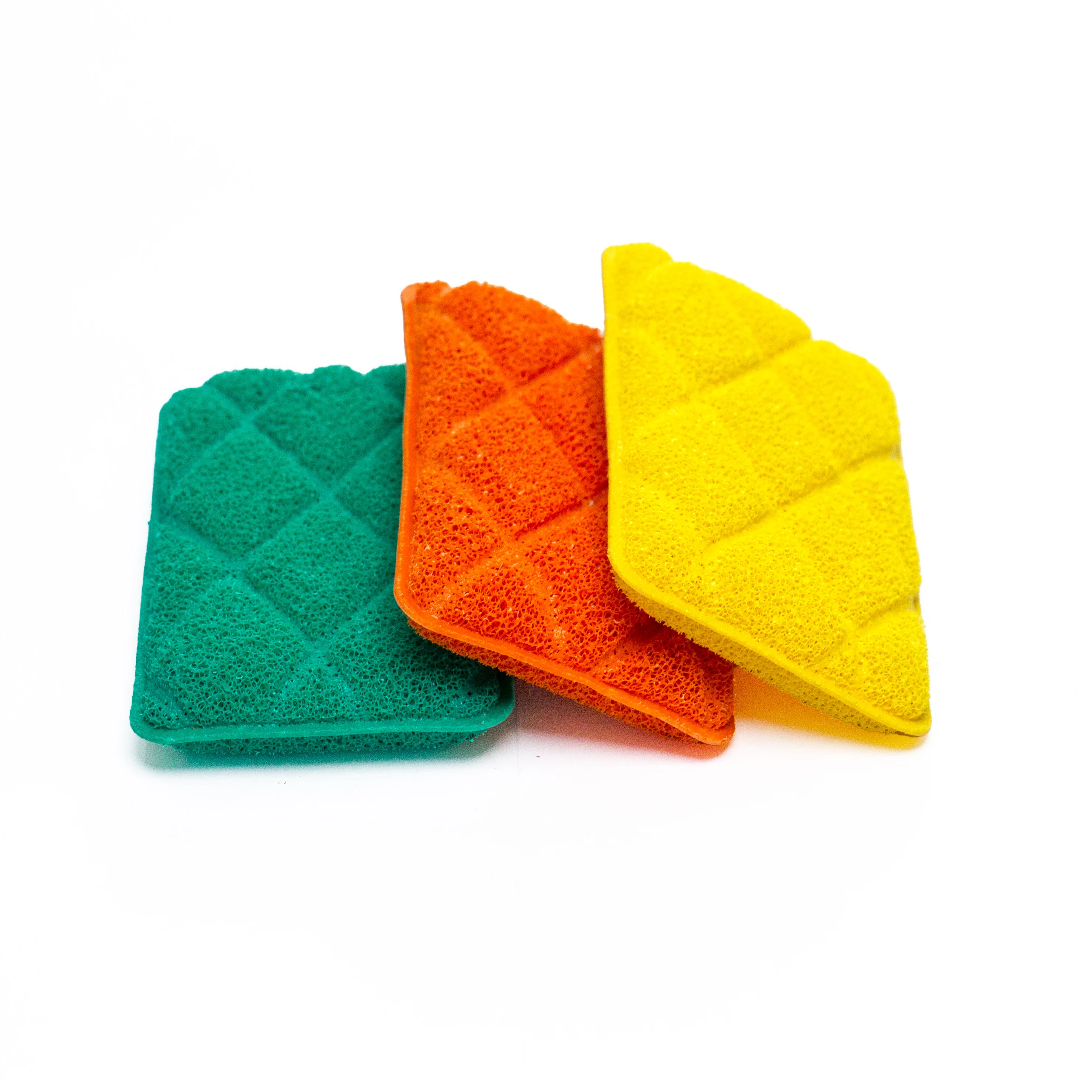 Оптовая продажа силиконовая губка с открытыми ячейками на заказ кухонные губки чистящие принадлежности индивидуальным логотипом Кухонное хранение