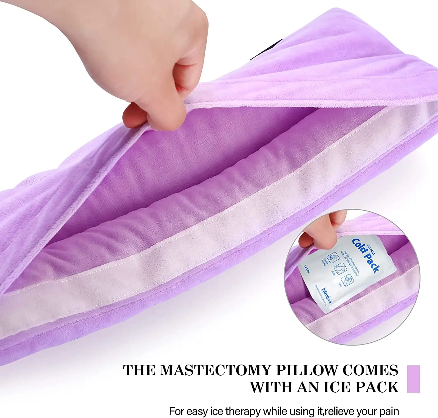 Mastectomy Seat Belt Pillow with Pocket,Post Surgery Seatbelt Pillows for Post-Surgery,Port Pillows for Chemo Patients