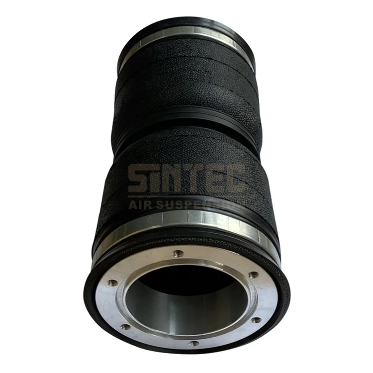 2S100P01 Universal Double Convoluted Rubber Air Spring Bag Bellow Lift Ride Suspension Shock Kit Price For Car