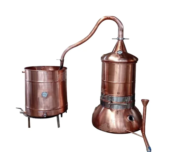 300L hydrolat still  Rose/Chamomile/Jasmine/sage/lavender/tea tree oil  red copper essential oil distiller