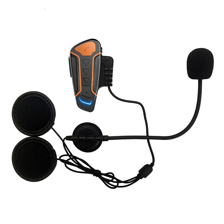 WT003 2.4 GHz Frequency USB Interface DC 5v Charging Motorcycle Intercom Speaker Headset waterproof headset