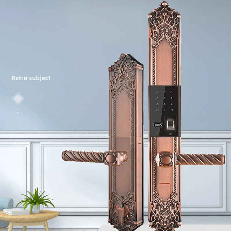 Factory Supplier Portable Security Fingerprint Password Smart Door Lock For Wood Door Metal Door