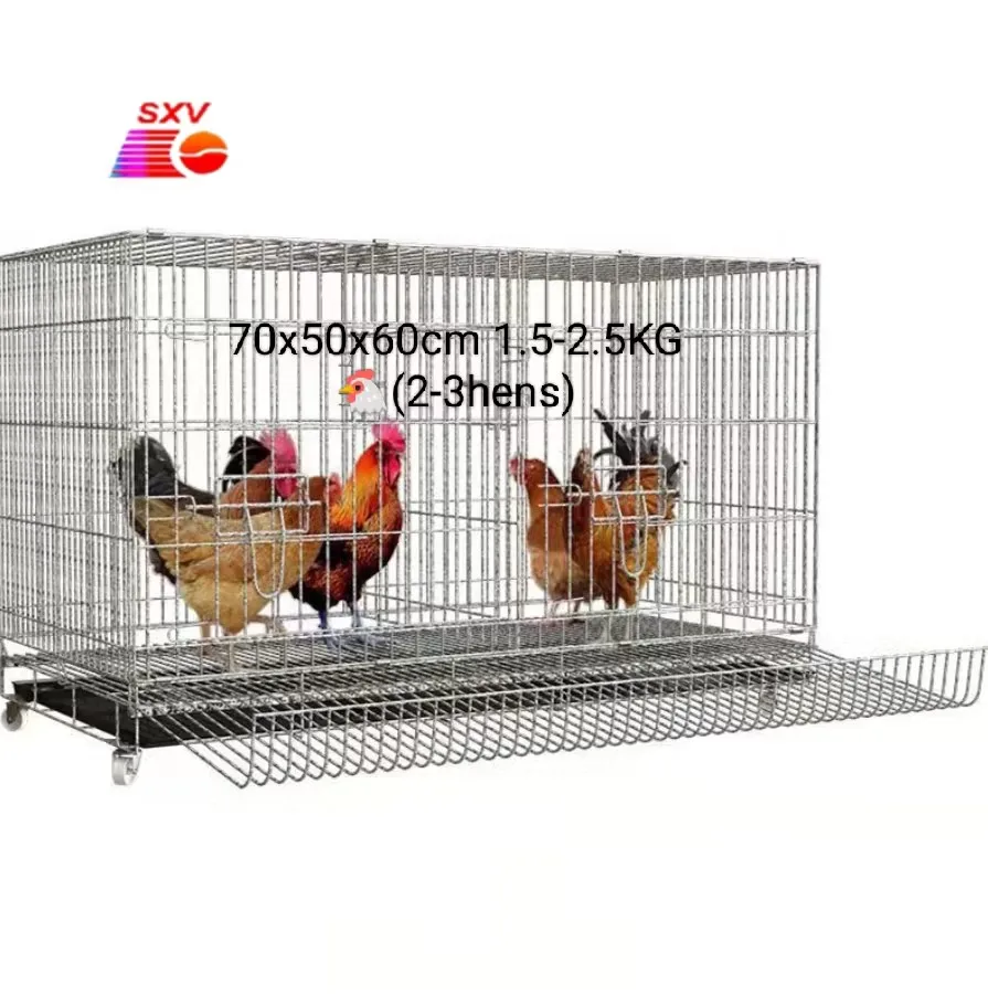 70x50x60 см Портативный Навес управления курятника в колеса клетка для цыплят транспортного диска продуктов
