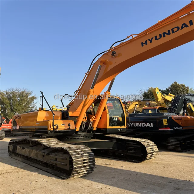 Экскаватор среднего размера гидравлический гусеничный экскаватор Hyundai R305LC-9 305 подержанный 30 тонн горячая Распродажа строительной техники