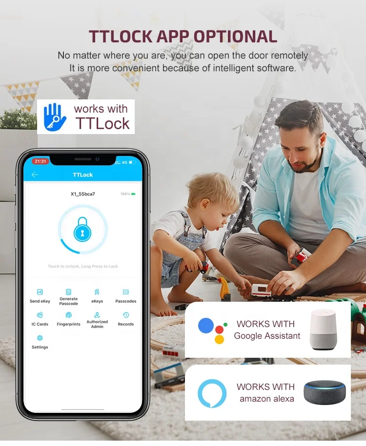 Карта со сканером отпечатка пальца UEMON приложение tuya tt Wi-Fi контроллер беспроводной дистанционный домашний